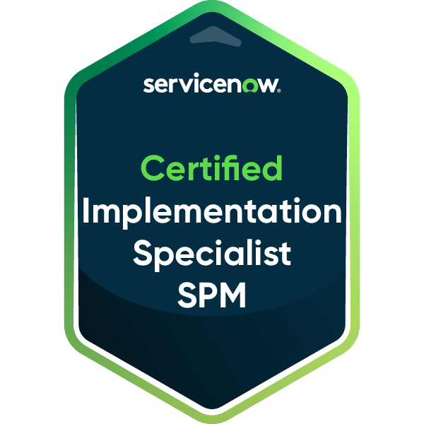 ServiceNow CIS-SPM Badge