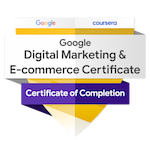 Google's Digital marketing and E-commerce certification