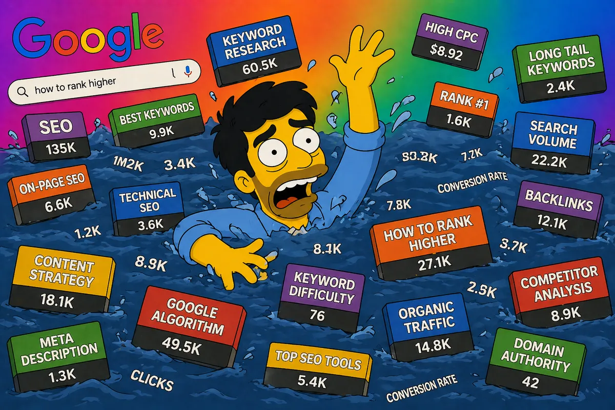 SEO is a Lie illustration